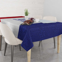 New Zealand Rugby Pacific Personalised Tablecloth Maori Style Tribal Tapa Pattern