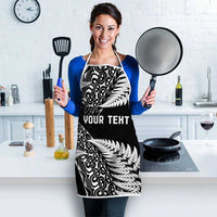 New Zealand Rugby Pacific Personalised Apron All Black Maori Pasifika Fern Pattern LT9 - Polynesian Pride