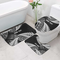 New Zealand Rugby Pacific Personalised Bathroom Set All Black Maori Pasifika Fern Pattern LT9 - Polynesian Pride