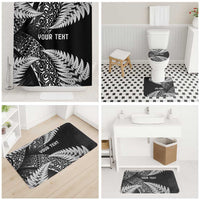 New Zealand Rugby Pacific Personalised Bathroom Set All Black Maori Pasifika Fern Pattern LT9 - Polynesian Pride