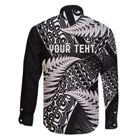 New Zealand Rugby Pacific Personalised Family Matching Mermaid Dress and Hawaiian Shirt All Black Maori Pasifika Fern Pattern