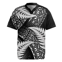 New Zealand Rugby Pacific Personalised Rugby Jersey All Black Maori Pasifika Fern Pattern