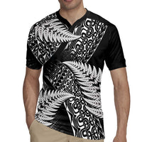 New Zealand Rugby Pacific Personalised Rugby Jersey All Black Maori Pasifika Fern Pattern
