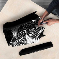 New Zealand Rugby Pacific Personalised Umbrella All Black Maori Pasifika Fern Pattern LT9 - Polynesian Pride