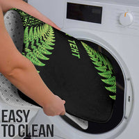 New Zealand Rugby Pacific Personalised Bathroom Set All Lime Maori Pasifika Fern Pattern LT9 - Polynesian Pride