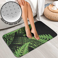 New Zealand Rugby Pacific Personalised Bathroom Set All Lime Maori Pasifika Fern Pattern LT9 - Polynesian Pride