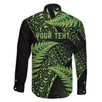 New Zealand Rugby Pacific Personalised Family Matching Puletasi and Hawaiian Shirt All Lime Maori Pasifika Fern Pattern