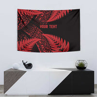 New Zealand Rugby Pacific Personalised Tapestry All Red Maori Pasifika Fern Pattern