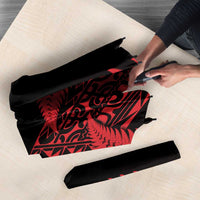 New Zealand Rugby Pacific Personalised Umbrella All Red Maori Pasifika Fern Pattern LT9 - Polynesian Pride