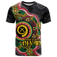 Vanuatu Personalised T Shirt Aboriginal Dot Paitnting - Polynesian Pride