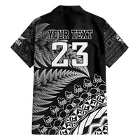Custom Fiji New Zealand Rugby Family Matching Summer Maxi Dress and Hawaiian Shirt Cibi Dance with Black Fern