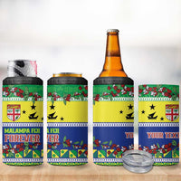 Personalised Malampa Fiji Forever 4 in 1 Can Cooler Tumbler Tagimoucia Polynesian Sand Drawing LT9 - Polynesian Pride