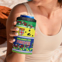 Personalised Malampa Fiji Forever 4 in 1 Can Cooler Tumbler Tagimoucia Polynesian Sand Drawing LT9 - Polynesian Pride
