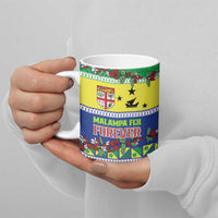 Personalised Malampa Fiji Forever Ceramic Mug Tagimoucia Polynesian Sand Drawing - Polynesian Pride