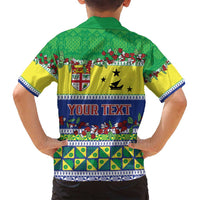 Personalised Malampa Fiji Forever Family Matching Long Sleeve Bodycon Dress and Hawaiian Shirt Tagimoucia Polynesian Sand Drawing - Polynesian Pride