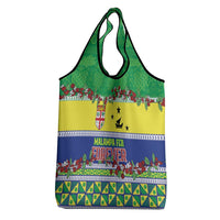 Malampa Fiji Forever Grocery Bag Tagimoucia Polynesian Sand Drawing LT9 - Polynesian Pride