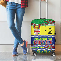 Malampa Fiji Forever Luggage Cover Tagimoucia Polynesian Sand Drawing - Polynesian Pride