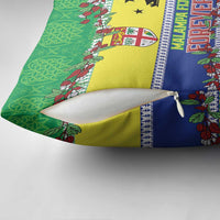 Malampa Fiji Forever Pillow Cover Tagimoucia Polynesian Sand Drawing LT9 - Polynesian Pride
