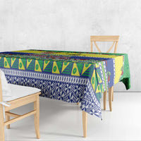 Malampa Fiji Forever Tablecloth Tagimoucia Polynesian Sand Drawing - Polynesian Pride