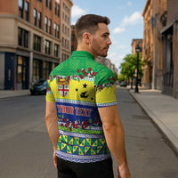 Personalised Malampa Fiji Forever Zipper Polo Shirt Tagimoucia Polynesian Sand Drawing - Polynesian Pride