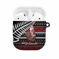 New Zealand Kiwi Santa Christmas AirPods Case He Wairua Kirihimete - Polynesian Pride