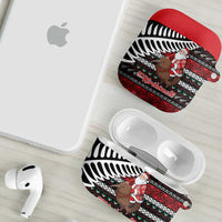 New Zealand Kiwi Santa Christmas AirPods Case He Wairua Kirihimete - Polynesian Pride