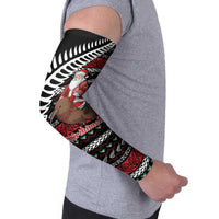 New Zealand Kiwi Santa Christmas Arm Sleeves He Wairua Kirihimete - Polynesian Pride
