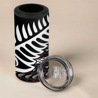 New Zealand Kiwi Santa Christmas 4 in 1 Can Cooler Tumbler He Wairua Kirihimete - Polynesian Pride