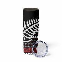 New Zealand Kiwi Santa Christmas Skinny Tumbler He Wairua Kirihimete - Polynesian Pride