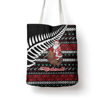 New Zealand Kiwi Santa Christmas Tote Bag He Wairua Kirihimete - Polynesian Pride