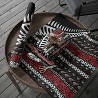 New Zealand Kiwi Santa Christmas Wrapping Paper He Wairua Kirihimete - Polynesian Pride