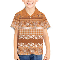 Hawaiian Hibiscus Honu Family Matching Puletasi and Hawaiian Shirt Gold Mele Kalikimaka Palaka Spirit - Polynesian Pride