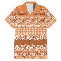 Hawaiian Hibiscus Honu Hawaiian Shirt Gold Mele Kalikimaka Palaka Spirit - Polynesian Pride