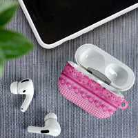 Hawaiian Hibiscus Honu AirPods Case Pink Mele Kalikimaka Palaka Spirit LT9 - Polynesian Pride
