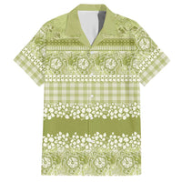 Hawaiian Hibiscus Honu Hawaiian Shirt Sage Green Mele Kalikimaka Palaka Spirit LT9 Sage Green - Polynesian Pride