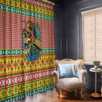 Hawaiian Pineapples Skull Window Curtain Mele Kalikimaka Palaka Quilt Pattern - Polynesian Pride