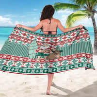 Hawaiian Funny Santa Surf Sarong Mele Kalikimaka Palaka Quilt Pattern - Polynesian Pride