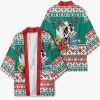 Hawaiian Skull Surfs Kimono Mele Kalikimaka Palaka Quilt Pattern - Polynesian Pride