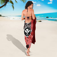 Aloha Vintage Hawaii Tribal Sarong Red Style LT9 - Polynesian Pride