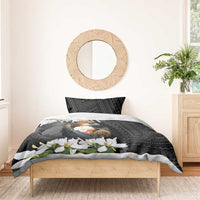 Philippines Eagle with Coat Of Arm Bedding Set Simple Sampaguita Jasmine