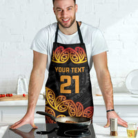 New Zealand Rugby Pacific Custom Apron Rangatira Maori Kowhaiwhai Pattern LT9 - Polynesian Pride