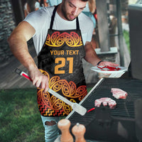 New Zealand Rugby Pacific Custom Apron Rangatira Maori Kowhaiwhai Pattern LT9 - Polynesian Pride
