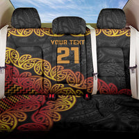 New Zealand Rugby Pacific Custom Back Car Seat Cover Rangatira Maori Kowhaiwhai Pattern