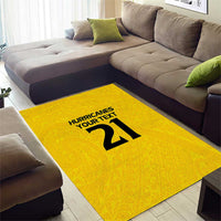 New Zealand Rugby Pacific Custom Area Rug Hau Awhiowhio Maori Tribal Tattoo