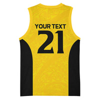 New Zealand Rugby Pacific Custom Basketball Jersey Hau Awhiowhio Maori Tribal Tattoo - Polynesian Pride