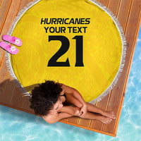 New Zealand Rugby Pacific Custom Beach Blanket Hau Awhiowhio Maori Tribal Tattoo