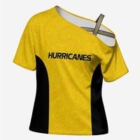 New Zealand Rugby Pacific Custom Cross Shoulder Shirt Hau Awhiowhio Maori Tribal Tattoo - Polynesian Pride