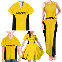 New Zealand Rugby Pacific Custom Family Matching Tank Maxi Dress and Hawaiian Shirt Hau Awhiowhio Maori Tribal Tattoo