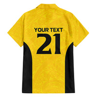 New Zealand Rugby Pacific Custom Family Matching Tank Maxi Dress and Hawaiian Shirt Hau Awhiowhio Maori Tribal Tattoo