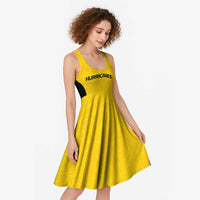 New Zealand Rugby Pacific Custom Midi Dress Hau Awhiowhio Maori Tribal Tattoo - Polynesian Pride